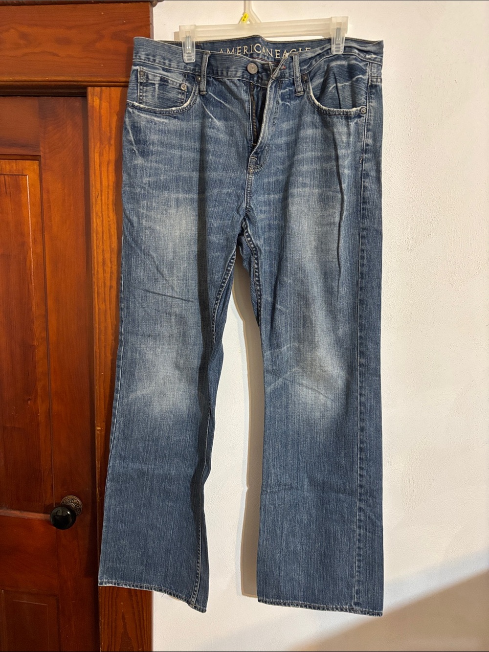 American Eagle Outfitters Faded Blue Bootcut Jeans